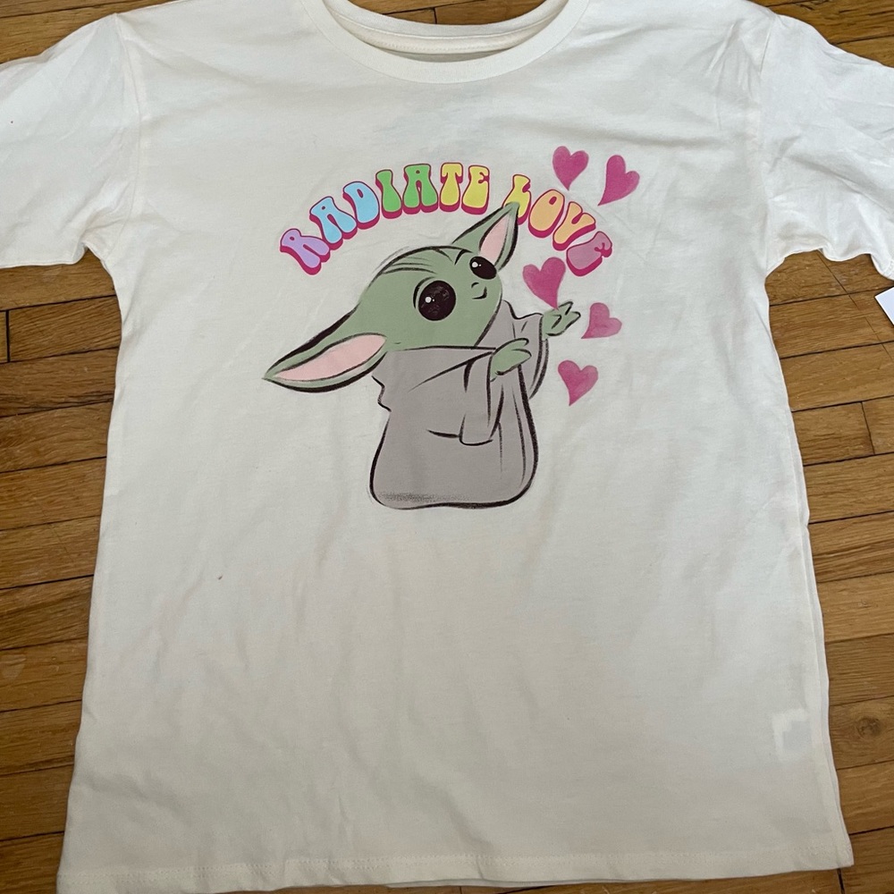 Star Wars Yoda girls tshirt size medium (7/8)